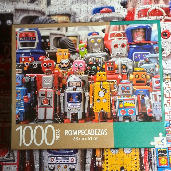 Novelty Games Rare 00 Piece Novelty Rompecabezas Robots Puzzle